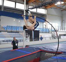 Pole vault pole vault ind. 100 trent francom usa 1140 pole vault pole vault ind. Norway S Berger Flies High At Val De Reuil 2018 With World Record