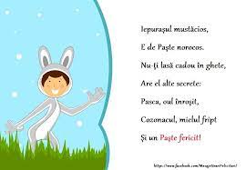 10 poezii despre paste pentru copii. Felicitari De Paste Iepuras Poezie School Activities Games For Kids Kids