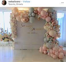 Pin By Maria Munoz Alonzo On Balloon Decor Baby Shower Balloons Wedding Balloons Party Balloons