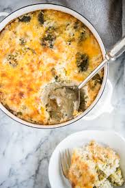 Broccoli cheese rice casserole recipe | how to make broccoli cheese rice casserole. Cheesy Chicken Broccoli Rice Casserole Fed Fit