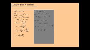 Regla de tres simple inversa. Exercitii Rezolvate Ecuatia De Gradul 2 Lic Ecuatia2 2 Youtube