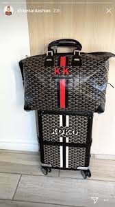 Kim Kourtney And Khloe Kardashian Vacation In Tokyo See The Pics Goyard Luggage Goyard Bag Louis Vuitton Luggage Set