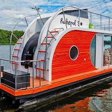 vacation house in furstenberg havel house boat floating house houseboat living