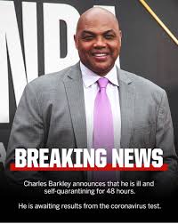 This after admitting he — bleacher report (@bleacherreport) march 13, 2020 @bleacherreport. Adam Schefter On Twitter Charles Barkley Is Now Awaiting The Results Of His Coronavirus Year