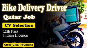Here are 25 delivery driver jobs you can use to make extra money every month while working part time apart from delivery jobs, you can also apply for shoppers jobs on shipt, which increases your. Job In Qatar 2019 Bike Delivery Driver Cv Selection Fresher Can Apply Hurry Up Youtube
