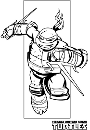 It is all about ninja. Ninja Turtle Outline Drawing Peepsburgh