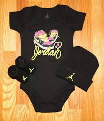 Black And Yellow Jordan Shirt Toddler Nike Air Jordan Jumpman Infant 3 Piece Set Black Pink Yellow 0 6 Months Baby Girl Clothes Air Jordans Girl Outfits