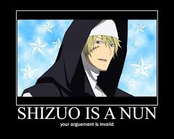Shizuo Demotivational Poster 4 By Blauhund On Deviantart Durarara Anime Demotivational Posters
