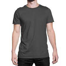 Plain Dark Grey Melange T Shirt Unisex Front View Colorcapital Plain Black T Shirt Mens Tshirts T Shirt
