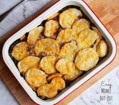 Easy Mince And Potato Hot Pot Easy Mince Recipes Minced Beef Recipes Easy Mince Recipes