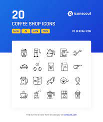 Download Coffee Shop Icon Pack Available In Svg Png Eps Ai Icon Fonts In 2021 Coffee Shop Icon Pack Shop Icon