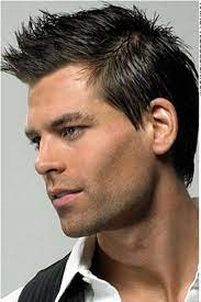 Sleekly Parted Black Gelled Hairstyle With Volume Up Top Mohawk Hairstyles Men Boy Hairstyles Short Hair Styles