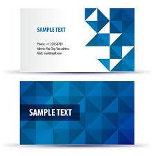 Blue Elegant Business Card Professional Business Card Home Office Approved Blue Cards Persona Business Card Pattern Sample Business Cards Vector Business Card