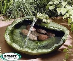 Compare prices and read reviews. Solar Frog Ceramic Water Feature Water Gardening Direct