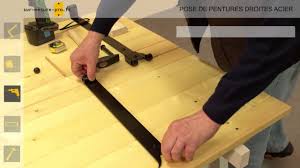 Pose Penture Droite Articulee Acier Youtube