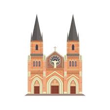Modern Flat Church Building Illustration Church Clipart Flat Church Png And Vector With Transparent Background For Free Download Building Illustration Church Building Modern Flat