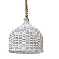 Palecek Taza White Pendant White Pendant Bliss Home And Design Traditional Ceiling Lights
