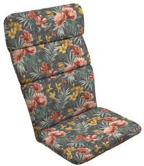 They say the earth laughs in flowers. Outdoor Patio Chair Or Loveseat Padded Cushion In Gray Floral Pattern Patio Furniture Cushions Pads Home Garden