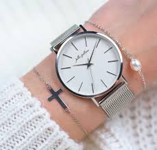 Types of women's designer watches. Silver Mesh Women S Watch Large Face Women S Watch Etsy In 2021 Watches Women Leather Womens Watches Women Wrist Watch