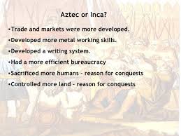 Aztec Inca Comparison