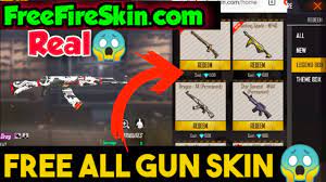 You can also try the skins from the store. Freefireskins Com Website Real Or Fake Free All Legendary Gun Skin Garena Free Fire Youtube