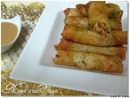 السبرينغ رول بحشوة شعيرية الارز و الخضار Recipes