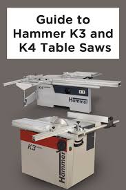 Guide To Hammer K3 And K4 Table Saws Machine Atlas Woodworking Machine Sliding Table Saw Hammer Machine