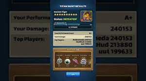 A titan, all members who took part get their share of the loot. Empires And Puzzles Loot Tier Titan Hunt Youtube