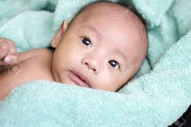 What's the safest way to bathe a baby? Wet Cute Baby Feeling Cold And Chilling After Taking A Bath Stock Photo Picture And Royalty Free Image Image 121437609