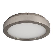 2700k to 4000k — led lifetime: Aluma 12w Led Ceiling Fan Light Kit Satin Nickel Cool White 20071