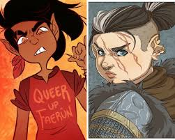Noelle Stevenson & Amy T. Falcone Are Queering Up D&D With Their Kickass  Butch Characters