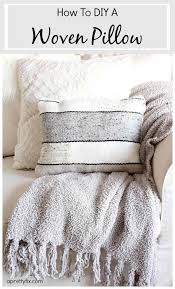Using a knitting loom is a wonderful way to teach a youngster how to knit without the frustration that sometimes comes from trying to manipulate the. How To Diy A Woven Pillow A Pretty Fix