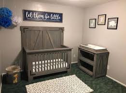 Diy Farmhouse Crib And Changing Table Free Plans At Www Shanty 2 Chic Com Baby Crib Diy Baby Furniture Plans Diy Crib