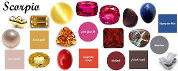 Scorpio Zodiac Gemstones And Pantone Color Matches Scorpio Color Zodiac Stones Scorpio