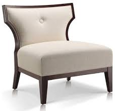 Sidney Linen Slipper Chair Contemporary Chairs Toronto By Jane Lockhart Interior Design Contemporary Chairs Elegant Furniture Chair