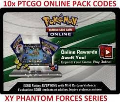 Phantom forces codes january 2021 info. 10x Pokemon Phantom Forces Code Cards For Pokemon Tcg Online Booster Packs Pokemon Individual Cards