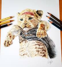 7 stitch uit lilo & stitch. Pencil Lion King 2019 Simba Drawing Drawing Lion