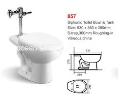 Types of squatting pan toilets: China Amercial Standard Ceramic Siphonic Flush Valve Water Closet No 857 China Ceramic Toilet Sanitaryware