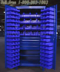 Recessed knuckle hinges to prevent sagging. Heavy Duty Steel Bin Storage Cabinet With Drawers For Storing Small Parts