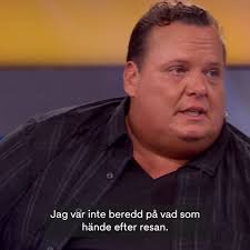 "Första veckan så gick jag väl upp 15 kg"., Tiden efter Biggest loser är  allt annat är enkel. Se Biggest loser