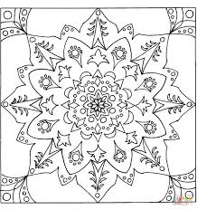 Geometric design coloring pages pdf pic coloring pages pdf at book online detailed coloring pages selfcoloringpages com wallpaper excellent geometric design pattern coloring pages printable with. Square Mandala With Traditional Pattern Coloring Page Free Printable Amazing Pages Image Ideas Slavyanka