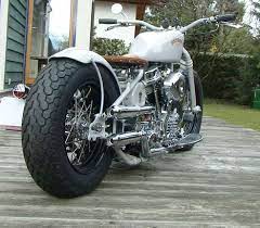 Photo Of Rear End Of 1951 Panhead Harley Davidson El Bobber Bike By Robert From Germany