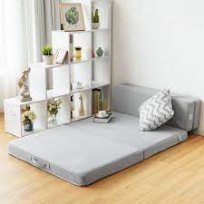 4 Folding Sofa Bed Foam Mattress With Handles Tempat Tidur Sofa Ide Kamar Tidur Kasur Lantai