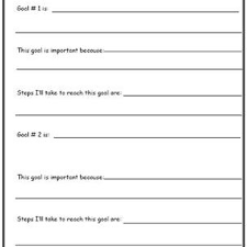 All formats available for pc, mac, ebook readers and other mobile devices. Printable Worksheets For Back To School Goal Setting