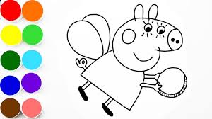 Peppa Pig Para Colorear Hada