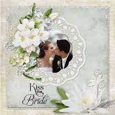 I Like The Incorporation Of The Lace Doily For A Wedding Theme Wedding Scrapbooking Layouts Wedding Scrapbook Wedding Scrapbook Pages