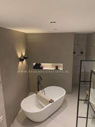 badkamer betoncire betonlook gestucte badkamer badkamer badkamer ontwerp design badkamer