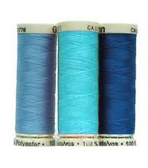 Gutermann Sew All Polyester Thread 110 Yards Blues