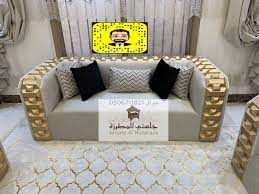 كنب نيو كلاسيك روعة من تصميم وتنفيذ جلستي المطرزة home decor decor toddler bed