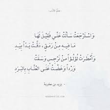 اجمل ابيات الغزل قيلت في الشعر ليزيد بن معاوية عالم الأدب book quotes beautiful words arabic love quotes